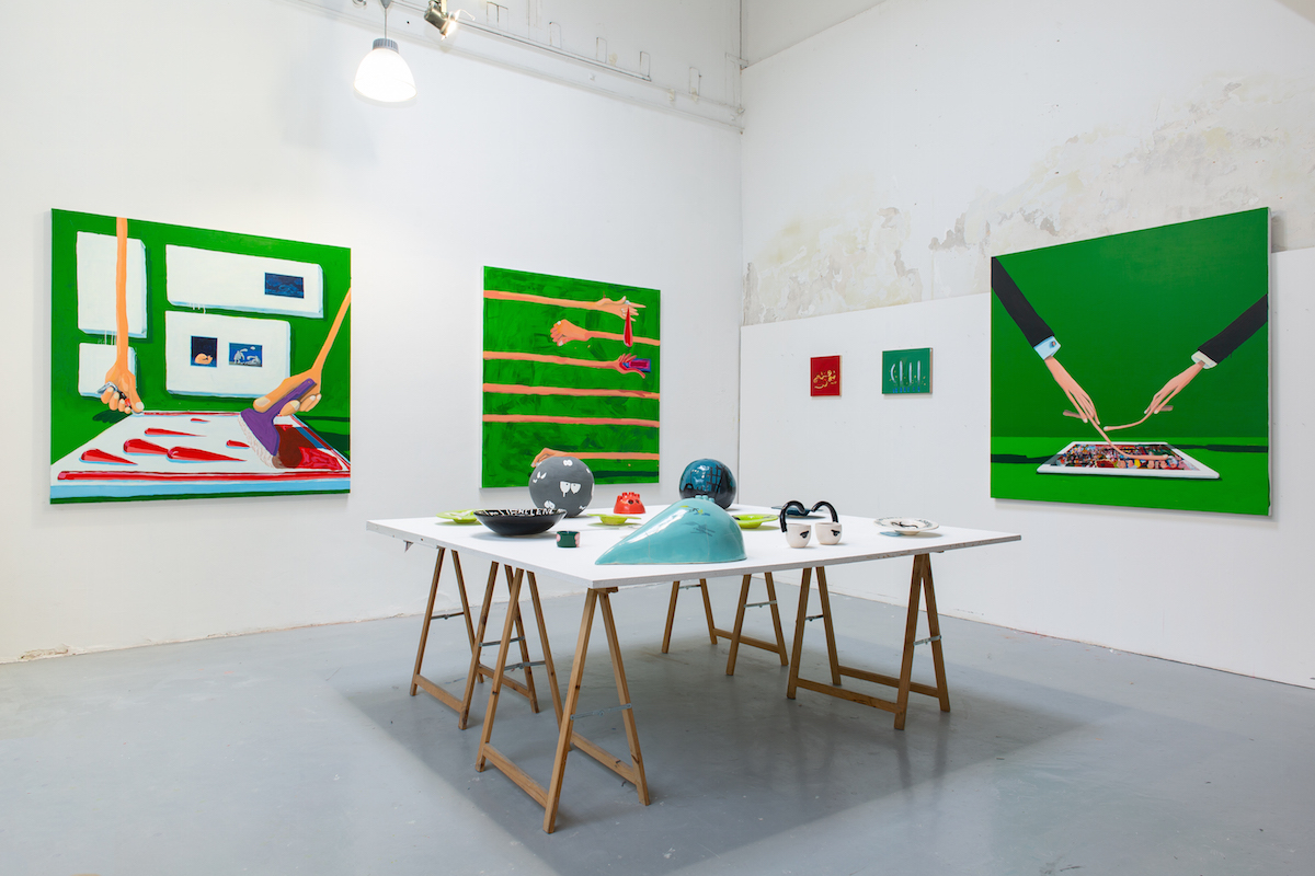 « Object of Love and Hate », Duo show avec Helene Labadie, Villa Belleville, Paris, France